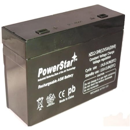 Batteryjack PowerStar HC1221W CSB Battery For APC ups RBC21 BF500 500U 400C BA46866